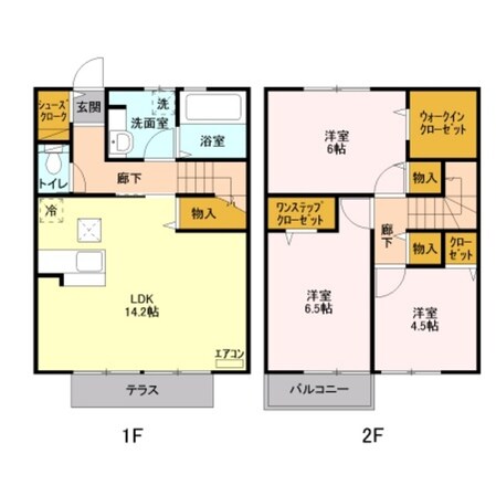 フェニックス小仙波 H棟の物件間取画像